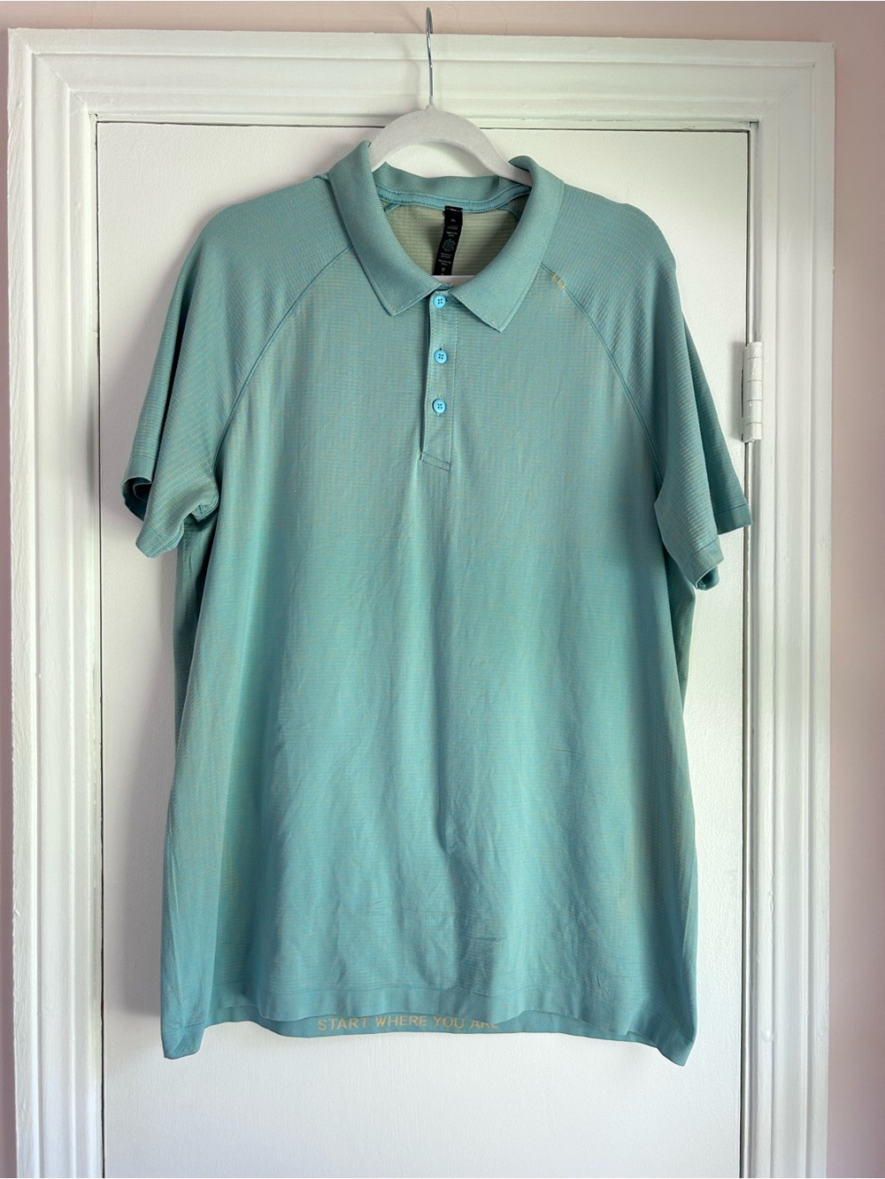 Lululemon Men’s Metal Vent Tech Polo Size XL